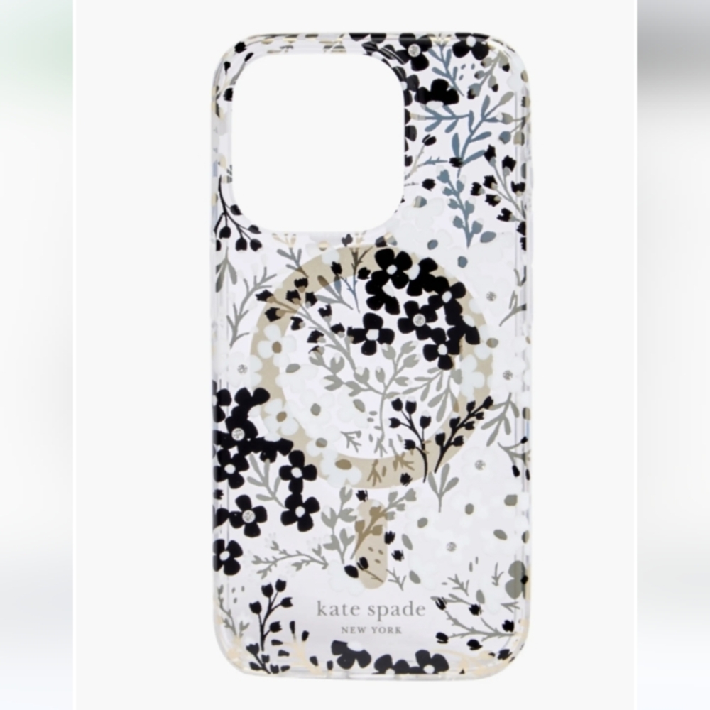 Kate‎ Spade New York Floral iPhone 15 Pro Case - Picture 2 of 5
